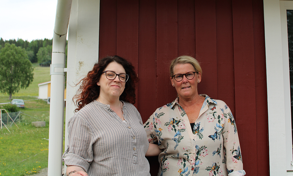 Karin Bondeson och Tina Schaffer.