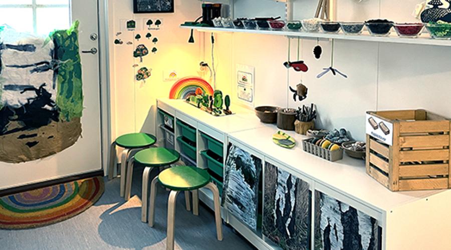 Plats för utforskande av okodat material.